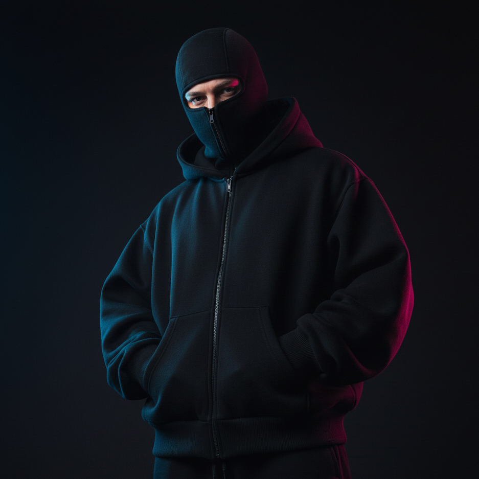 Y2K Double Hood Sweatshirt