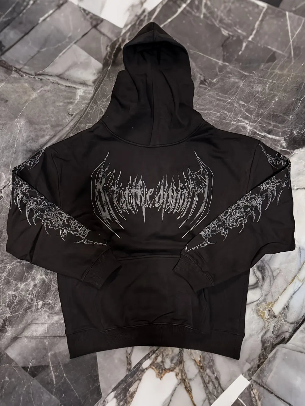 Blackspell Gothic Script Hoodie