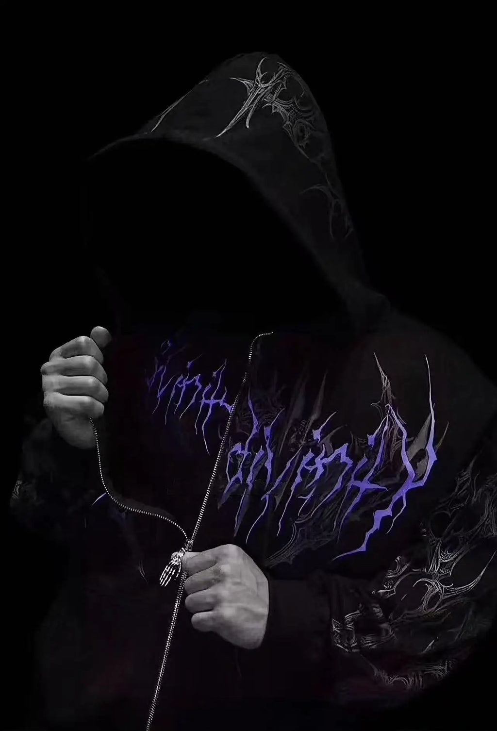 Dark Cardigan Hoodie