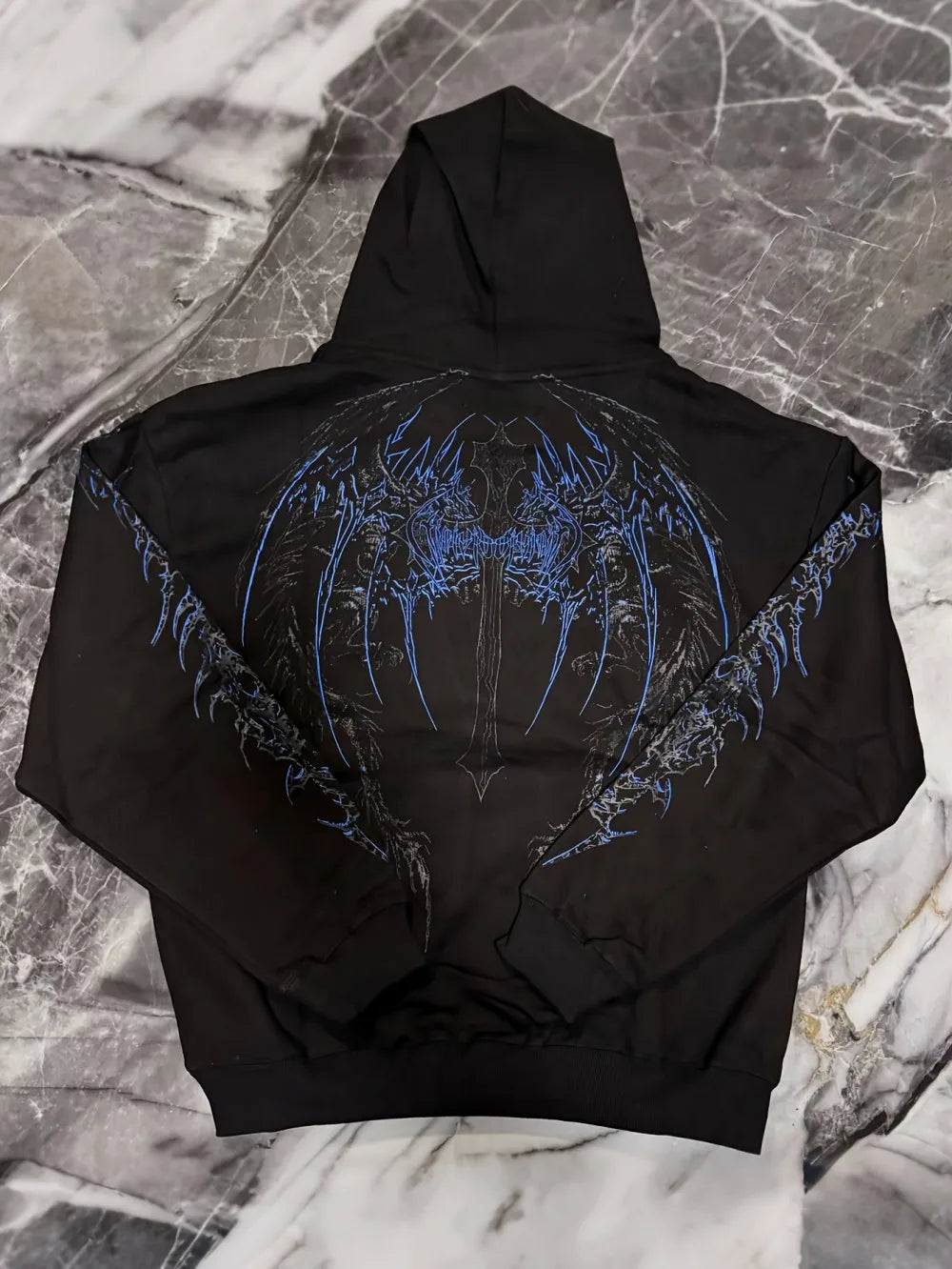 Blackspell Gothic Script Hoodie
