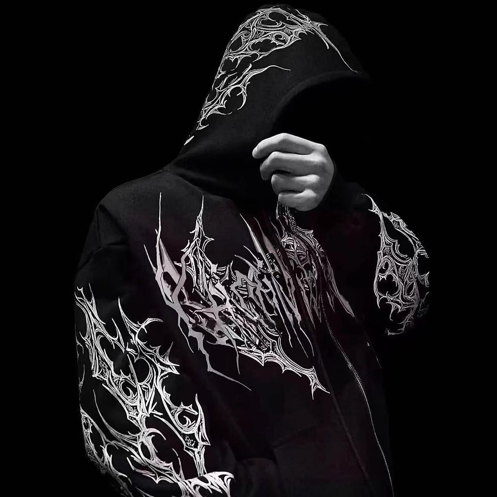 Dark Cardigan Hoodie