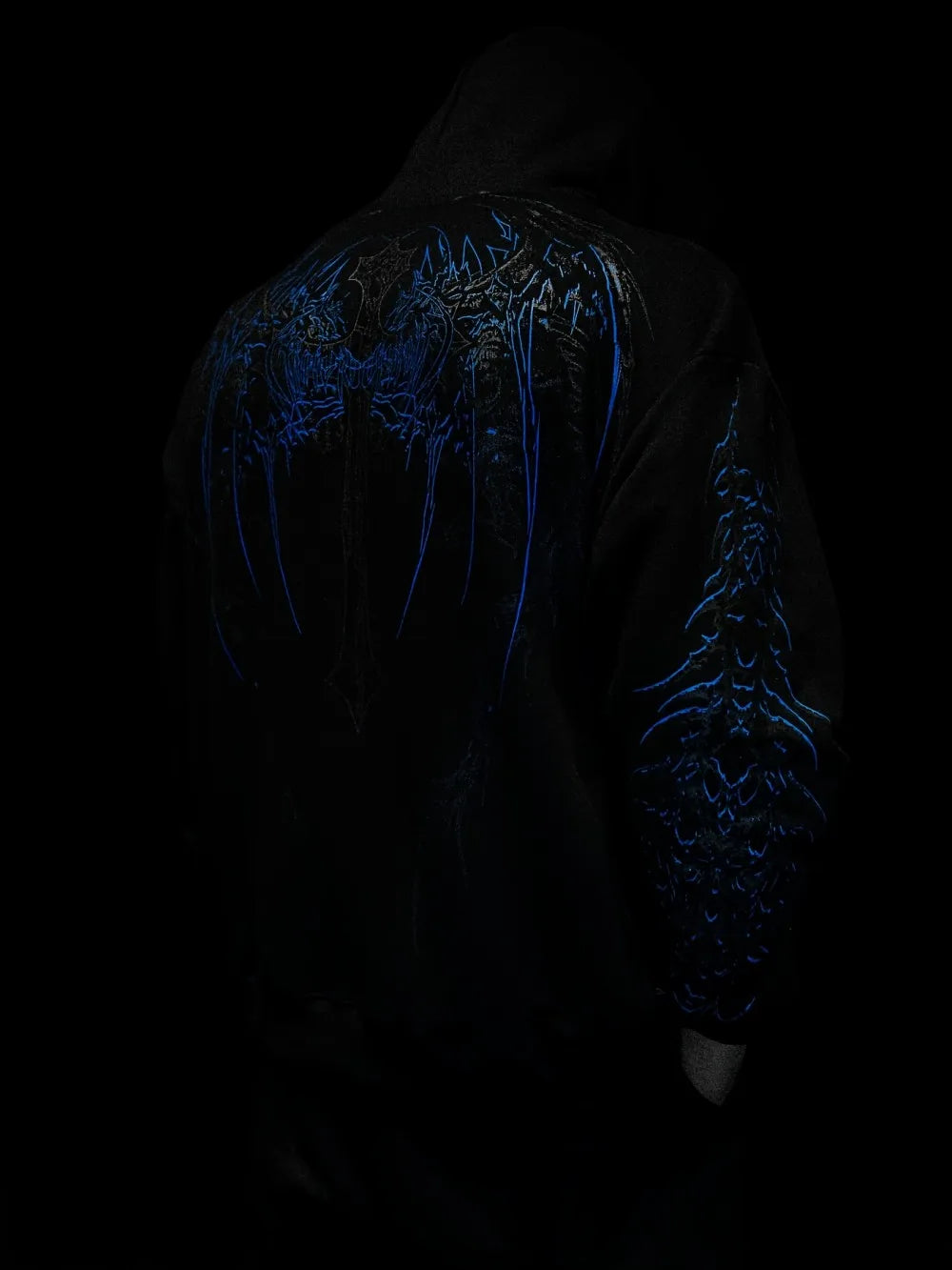 Blackspell Gothic Script Hoodie
