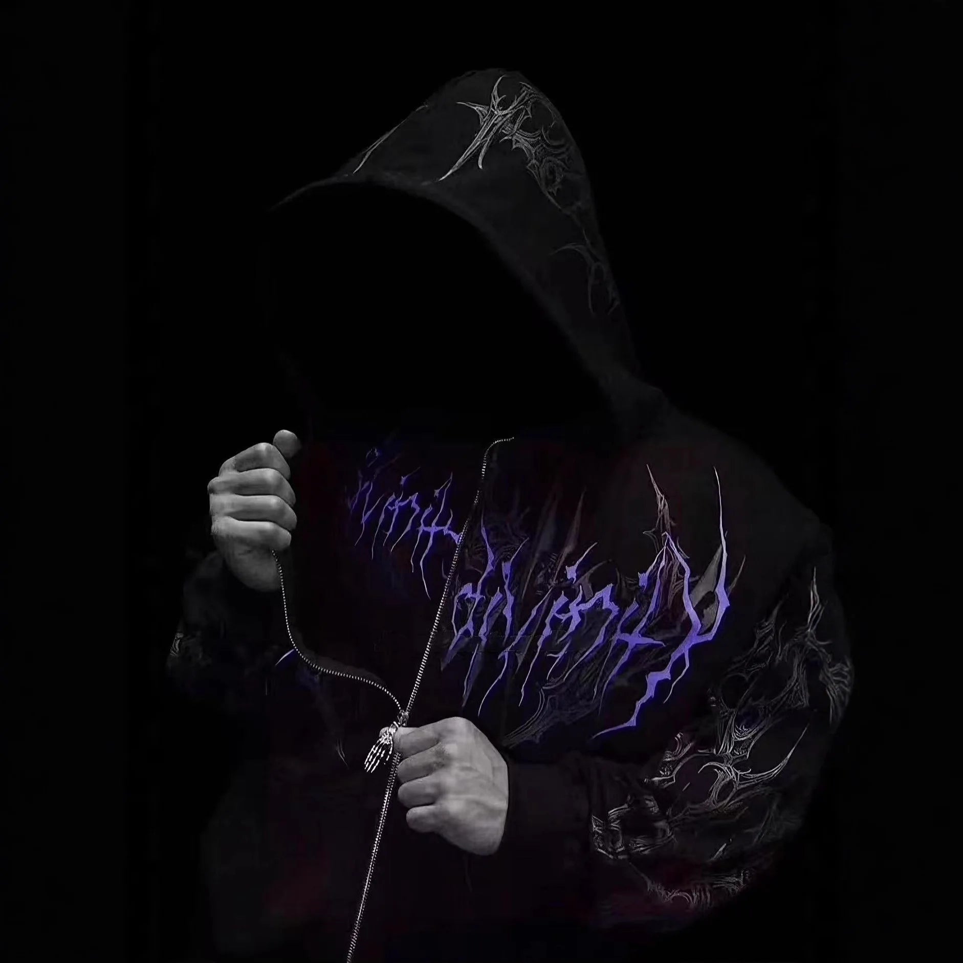 Dark Cardigan Hoodie