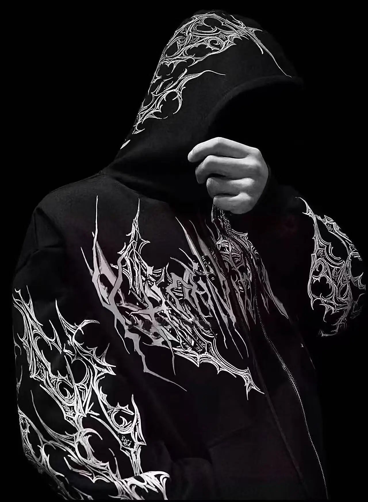 Dark Cardigan Hoodie