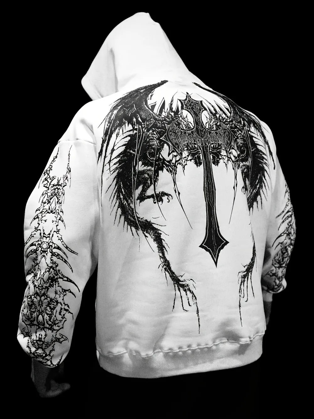 Blackspell Gothic Script Hoodie